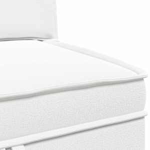 Modulární pohovka se storage 4 pcs Bílá Textil - obrázek 7