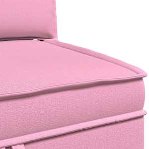 Modulární pohovka se storage 3 pcs Růžová Textil - obrázek 7