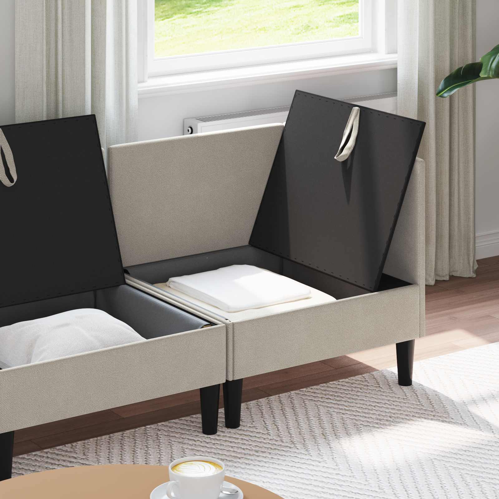 Komplet pohištva za dnevno sobo 3 pcs Ovsena Blago - slika 3