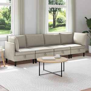Komplet pohištva za dnevno sobo 4 pcs Ovsena Blago