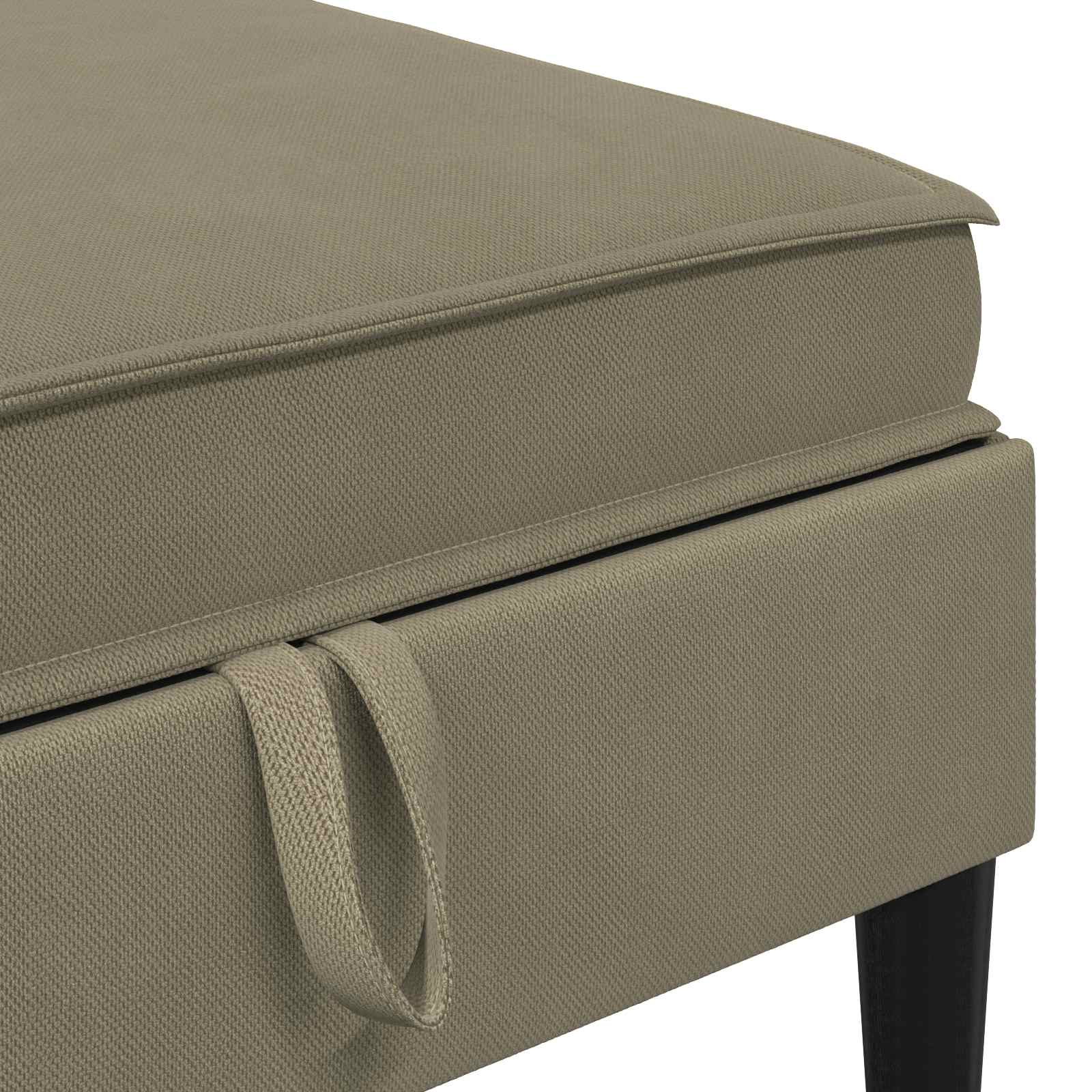 Elutoa mööbliseade 5 pcs Khaki kangas 7 Kõik vajalik sinu aeda ja koju! Elutoa mööbliseade 5 pcs Khaki kangas - Image 7