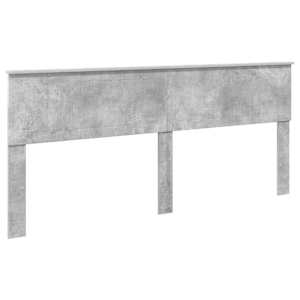 Rám postele s čelo Beton 200 x 200 cm Masivní borové dřevo - obrázek 6