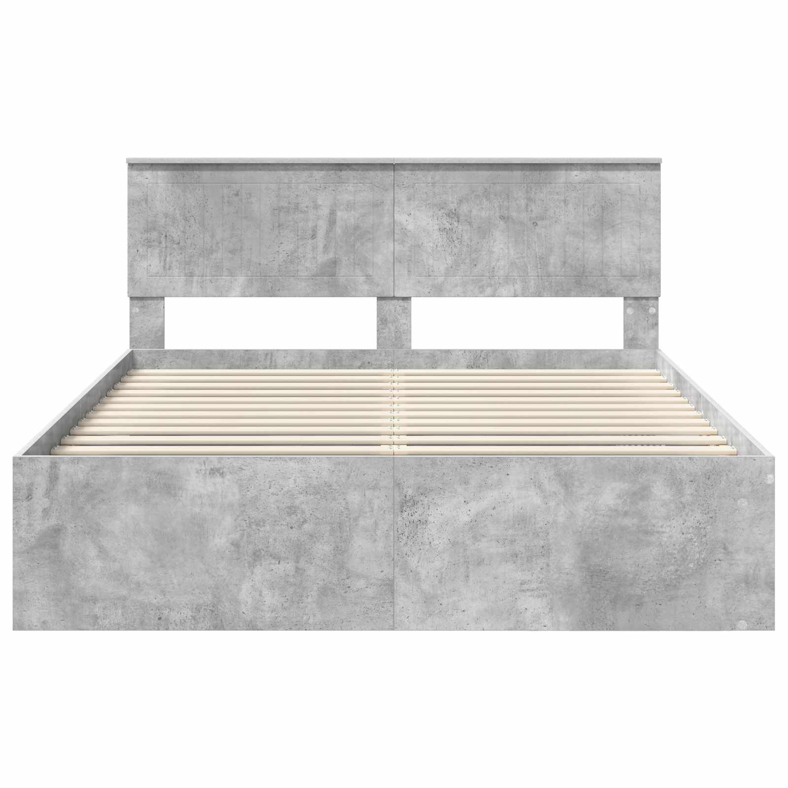 Bedframe Concerte Grijs 150 x 200 cm Massief grenenhout image 7
