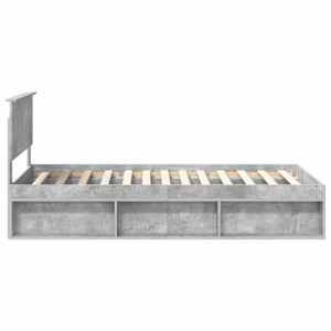 Rám postele Betonově šedá 100 x 200 cm Masivní borové dřevo - obrázek 8