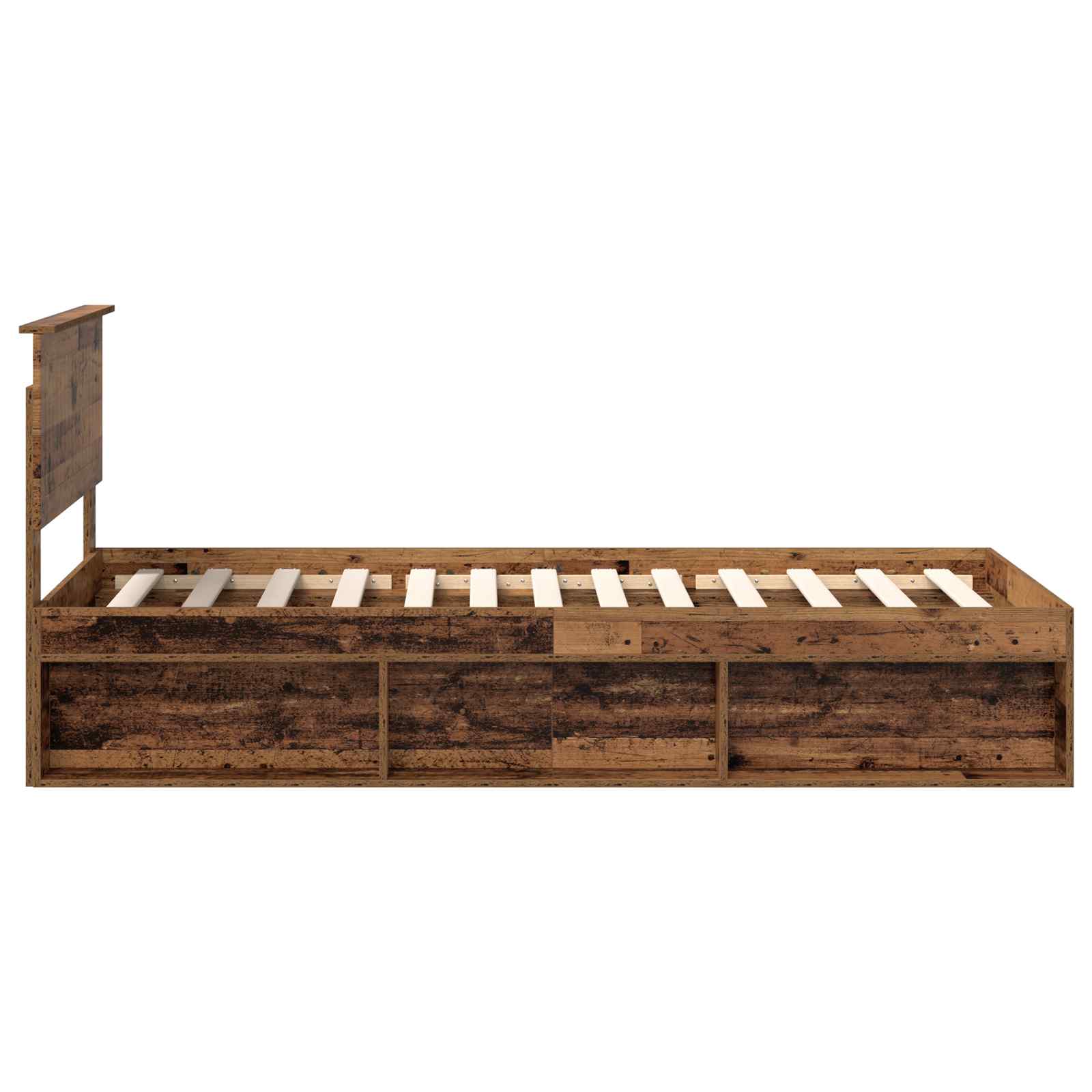 Voodi raam peaga Vana puit 90 x 190 cm Tahke mänd 192 Kõik vajalik sinu aeda ja koju! Voodi raam peaga Vana puit 90 x 190 cm Tahke mänd - Image 8