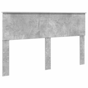 Rám postele s čelo Betonově šedá 150 x 200 cm Inženýrské dřevo - obrázek 7