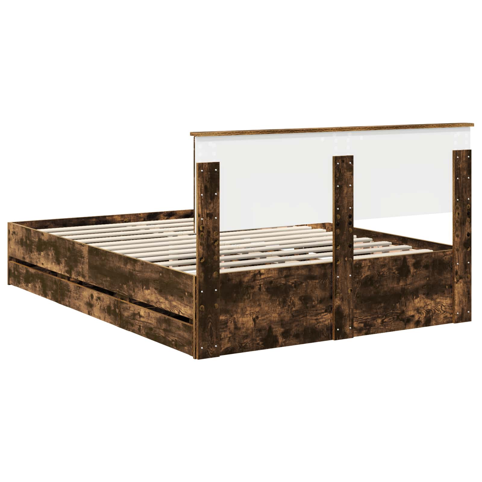 Voodi raam sahtliga Suitsetatud tamm 140 x 200 cm Inseneripuit 125 Kõik vajalik sinu aeda ja koju! Voodi raam sahtliga Suitsetatud tamm 140 x 200 cm Inseneripuit - Image 10