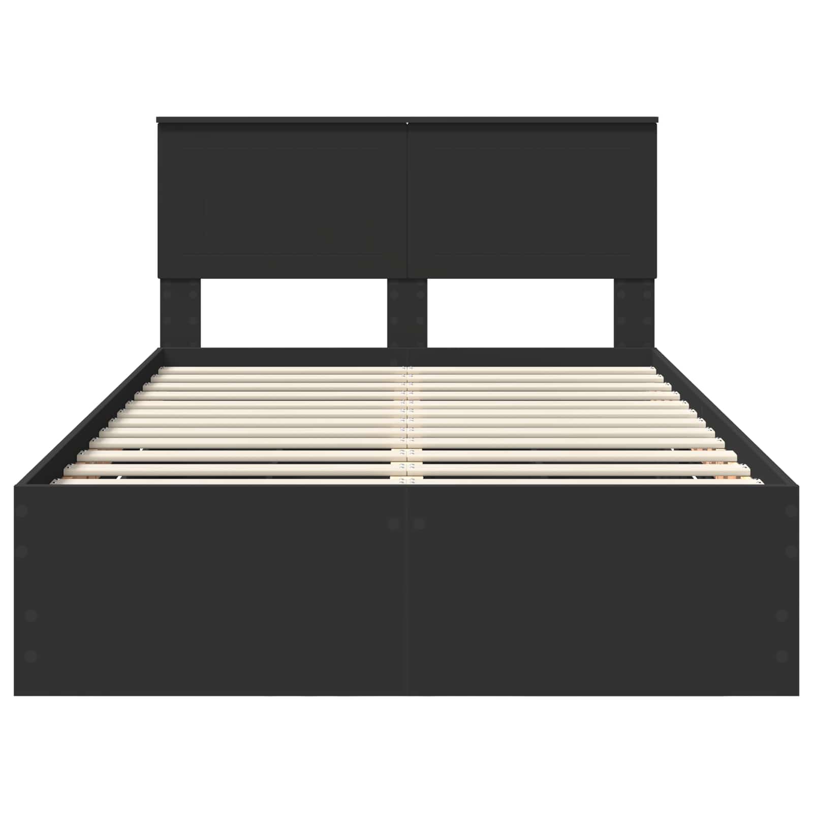 Voodi raam sahtliga peaga Must 120 x 190 cm Inseneripuit 77 Kõik vajalik sinu aeda ja koju! Voodi raam sahtliga peaga Must 120 x 190 cm Inseneripuit - Image 8