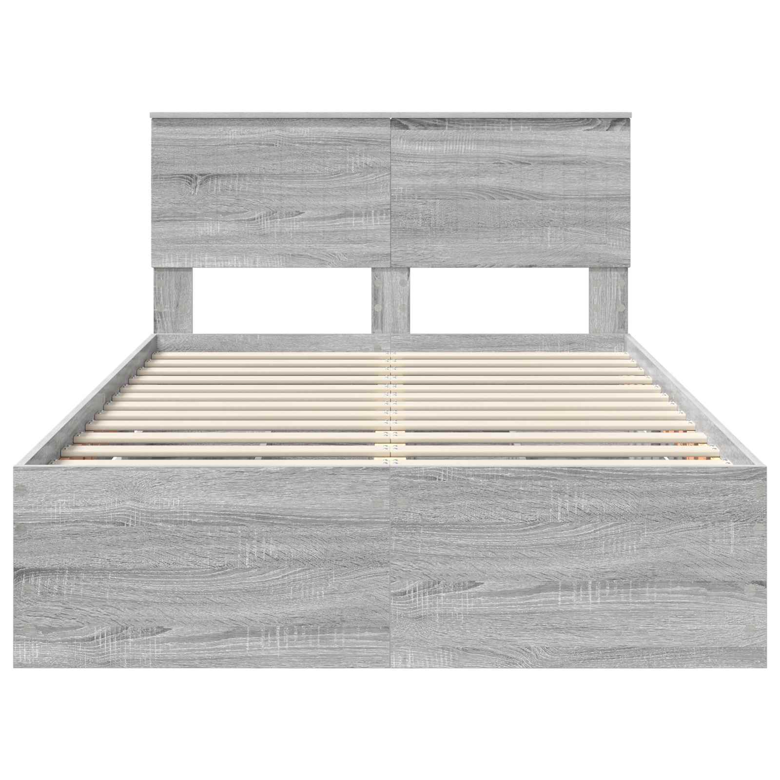 Konstrukcija postelje s predalom Siva Sonoma 120 x 200 cm - slika 8