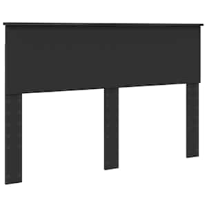 Postel s úložným prostorem Černá 140 x 190 cm kompozitní dřevo - obrázek 7