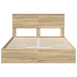 Postel s úložným prostorem s čelo Sonoma dub 140 x 190 cm - obrázek 8