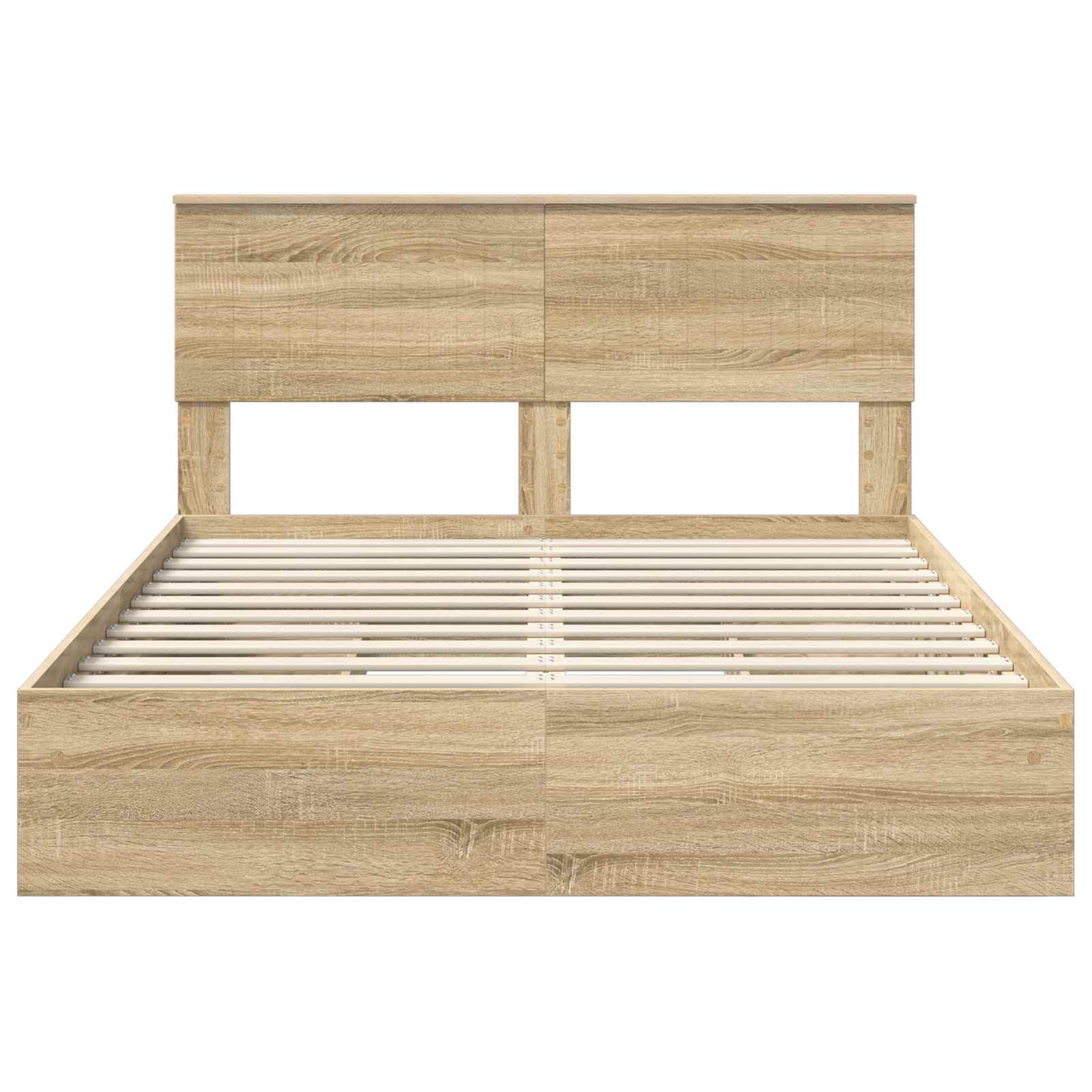 Opslag bed met lade Sonoma Eiken 135 x 190 cm Bewerkt hout | luizaXL | Dé meubelwinkel voor elk interieur Opslag bed met lade Sonoma Eiken 135 x 190 cm Bewerkt hout - Afbeelding 8