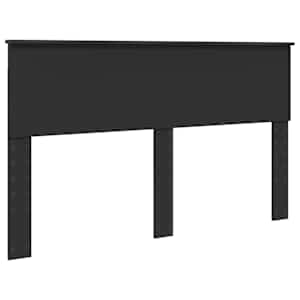 Rám postele Černá a stříbrná 150 x 200 cm kompozitní dřevo - obrázek 7