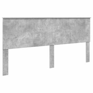 Rám postele s čelo Beton 200 x 200 cm Masivní borové dřevo - obrázek 6
