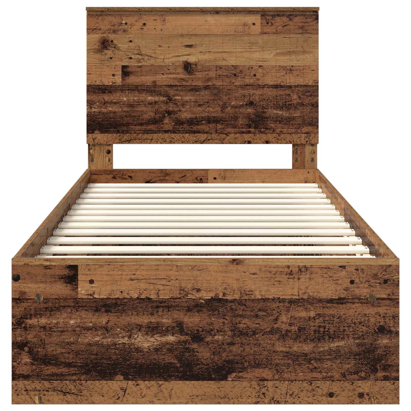 Voodi raam peaga Vana puit 90 x 190 cm Tahke mänd 99 Kõik vajalik sinu aeda ja koju! Voodi raam peaga Vana puit 90 x 190 cm Tahke mänd - Image 7