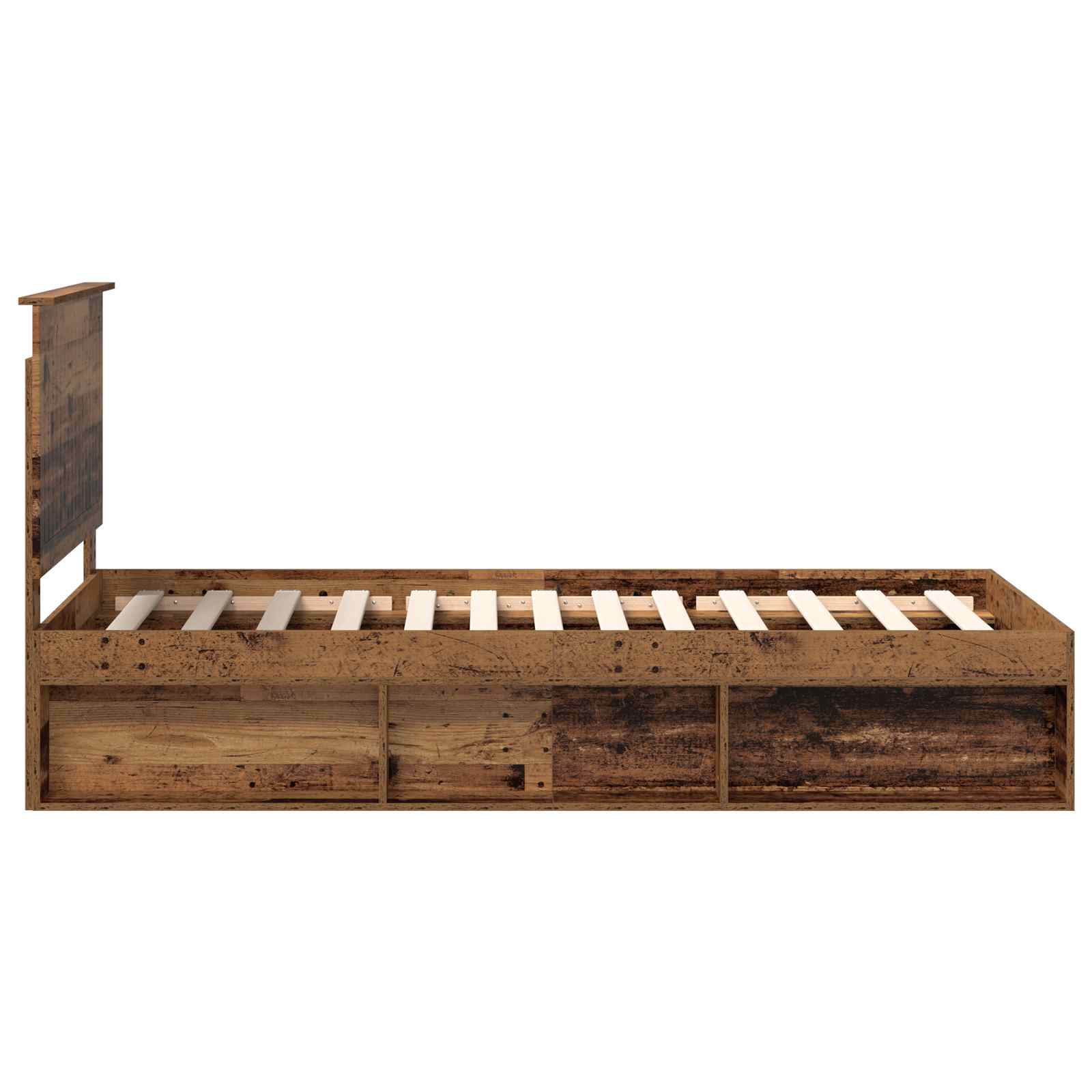 Voodi raam peaga Vana puit 90 x 190 cm Tahke mänd 100 Kõik vajalik sinu aeda ja koju! Voodi raam peaga Vana puit 90 x 190 cm Tahke mänd - Image 8