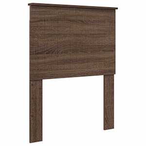 Rám postele s čelo Hnědý dub 75 x 190 cm Masivní borové dřevo - obrázek 6