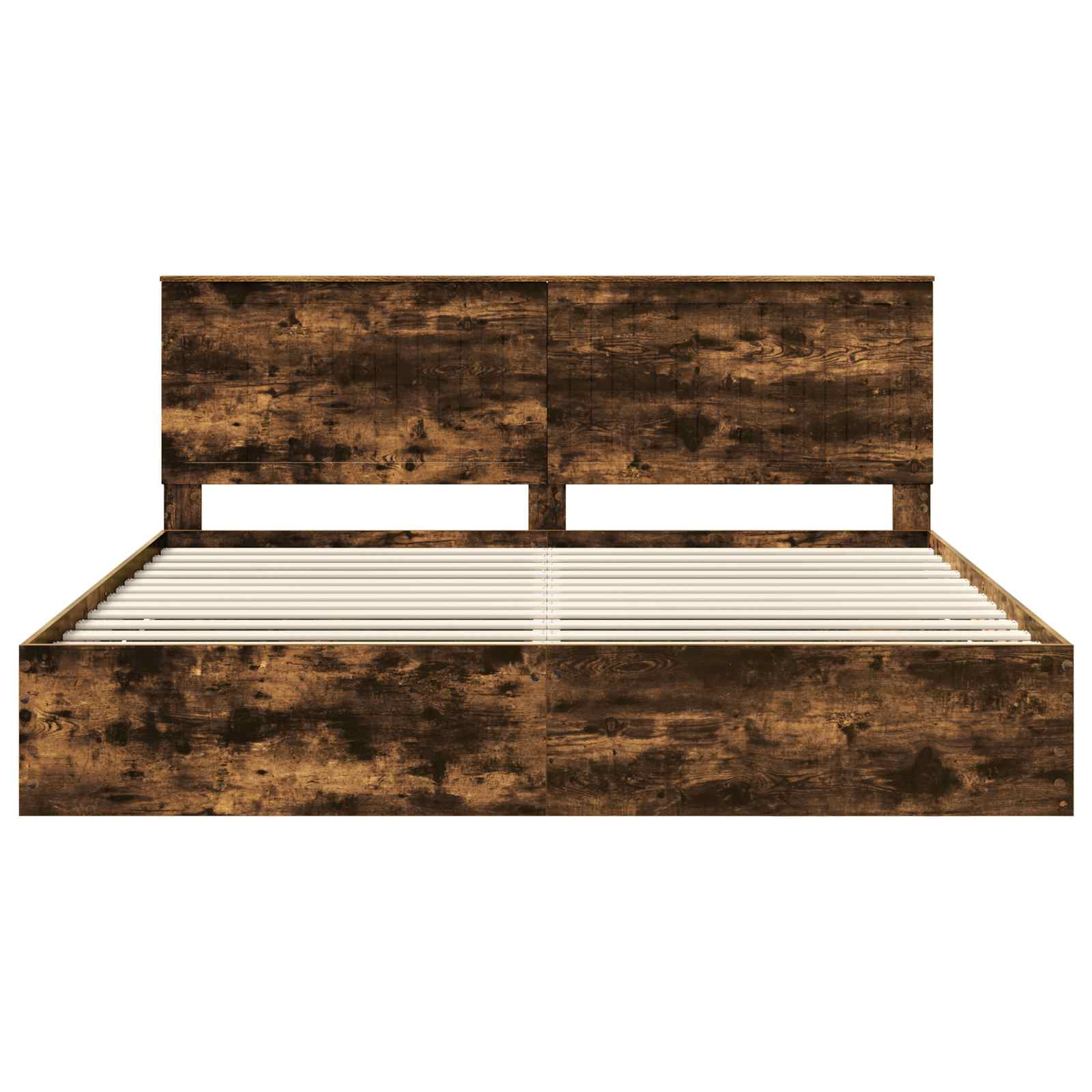 Voodi raam peaga Suitsetatud tamm 200 x 200 cm Inseneripuit 8 Kõik vajalik sinu aeda ja koju! Voodi raam peaga Suitsetatud tamm 200 x 200 cm Inseneripuit - Image 8