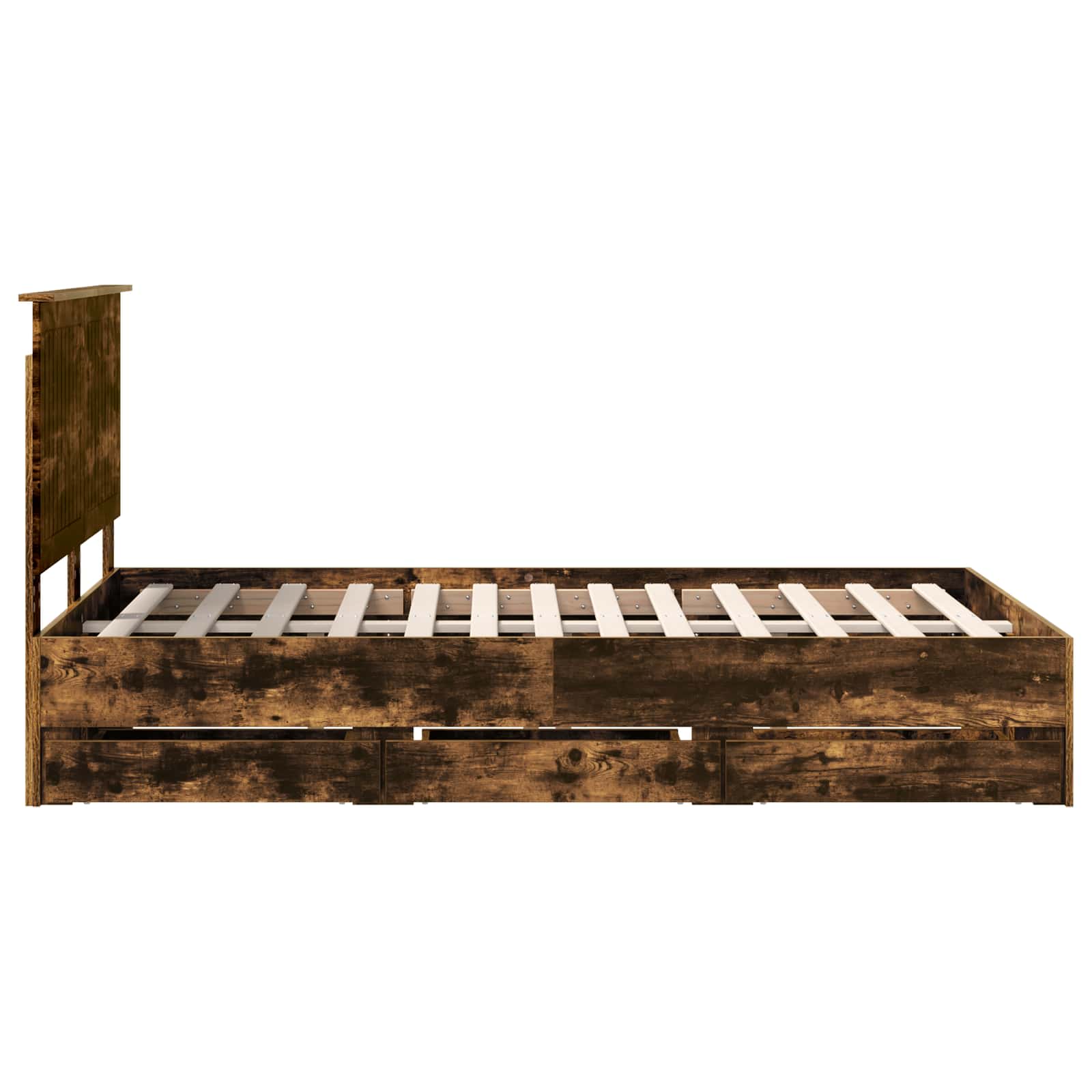 Voodi raam sahtliga Suitsetatud tamm 120 x 200 cm Inseneripuit 9 Kõik vajalik sinu aeda ja koju! Voodi raam sahtliga Suitsetatud tamm 120 x 200 cm Inseneripuit - Image 9