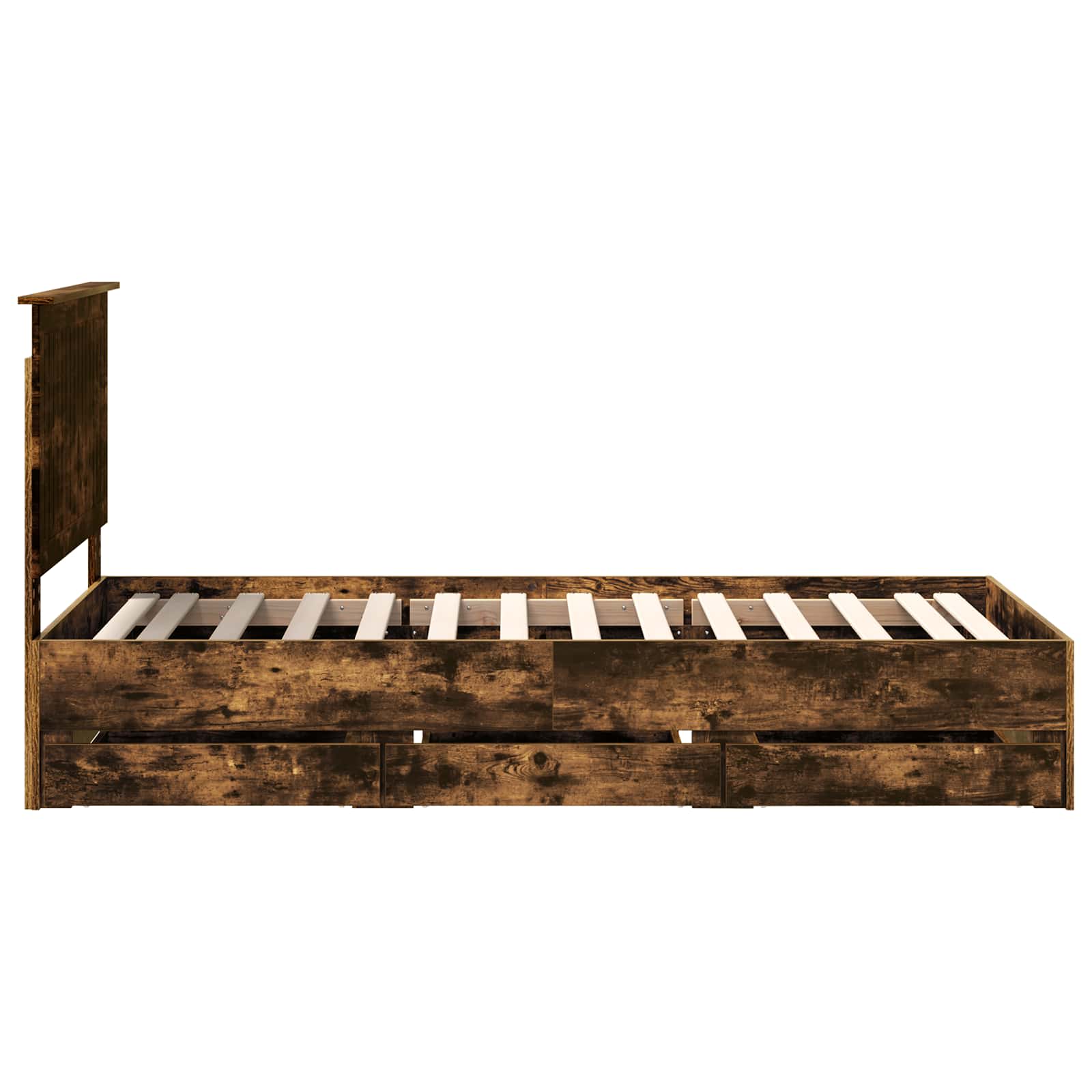 Voodi raam sahtliga Suitsetatud tamm 90 x 190 cm Inseneripuit 9 Kõik vajalik sinu aeda ja koju! Voodi raam sahtliga Suitsetatud tamm 90 x 190 cm Inseneripuit - Image 9