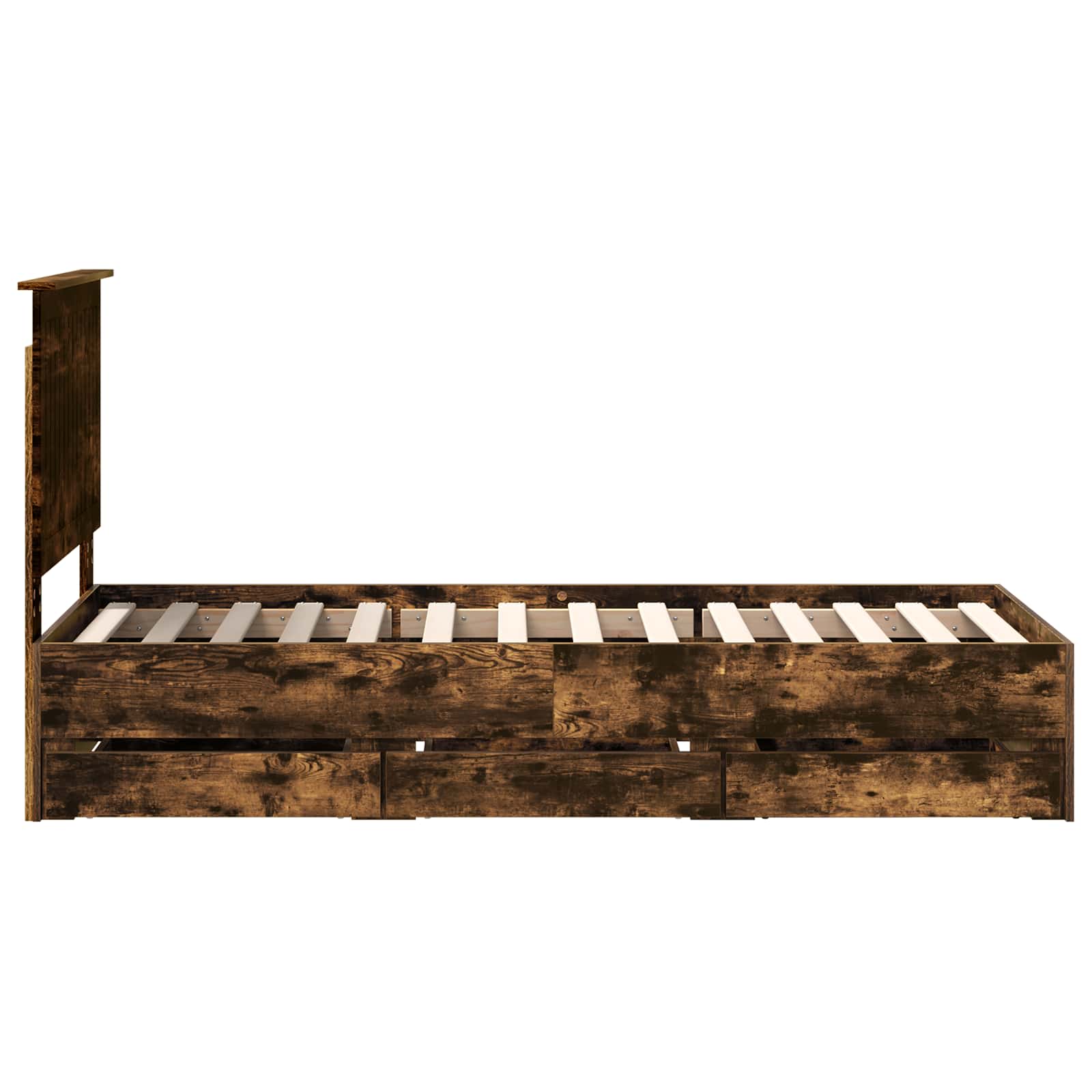 Voodi raam sahtliga Suitsetatud tamm 75 x 190 cm Inseneripuit 9 Kõik vajalik sinu aeda ja koju! Voodi raam sahtliga Suitsetatud tamm 75 x 190 cm Inseneripuit - Image 9