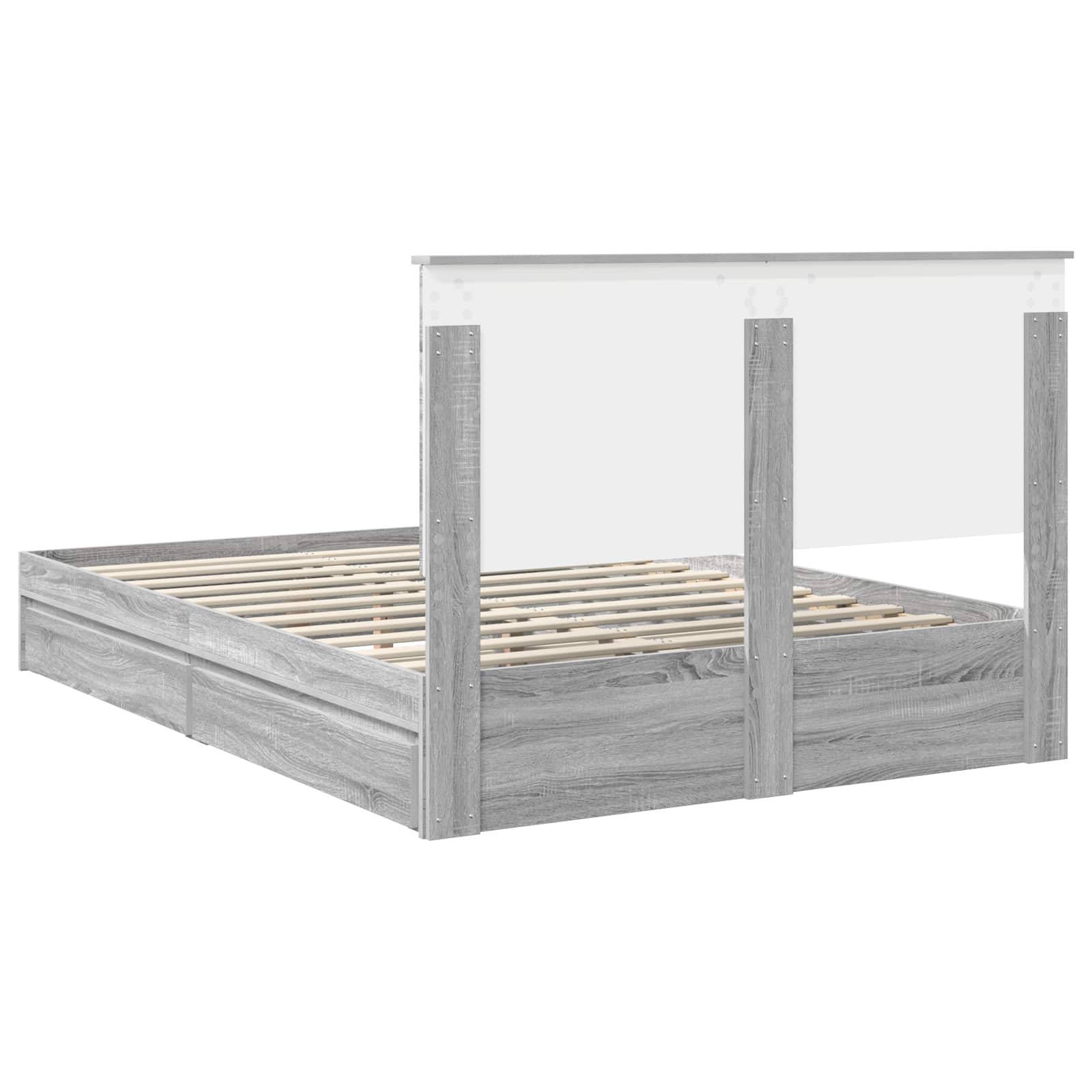 Laos voodi peaga sahtliga Hall Sonoma 140 x 200 cm Tehispuit 10 Kõik vajalik sinu aeda ja koju! Laos voodi peaga sahtliga Hall Sonoma 140 x 200 cm Tehispuit - Image 10