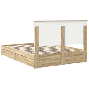 Postel s úložným prostorem s čelo Sonoma dub 135 x 190 cm - obrázek 10