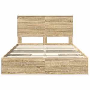 Postel s úložným prostorem s čelo Sonoma dub 135 x 190 cm - obrázek 8