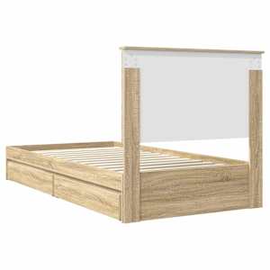 Postel s úložným prostorem s čelo Sonoma dub 100 x 200 cm - obrázek 10