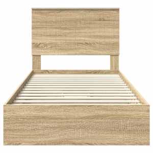 Postel s úložným prostorem s čelo Sonoma dub 100 x 200 cm - obrázek 8