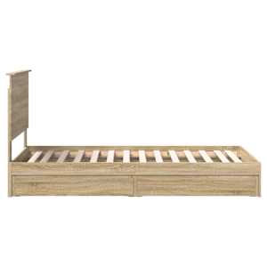 Postel s úložným prostorem s čelo Sonoma dub 90 x 190 cm - obrázek 9