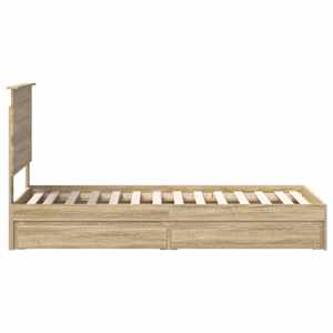 Postel s úložným prostorem s čelo Sonoma dub 75 x 190 cm - obrázek 9