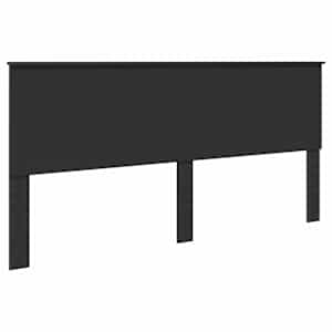 Rám postele Černá a stříbrná 200 x 200 cm kompozitní dřevo - obrázek 7