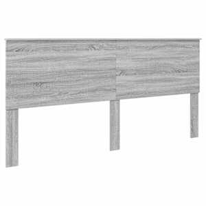 Rám postele s čelo Šedá Sonoma 200 x 200 cm kompozitní dřevo - obrázek 7