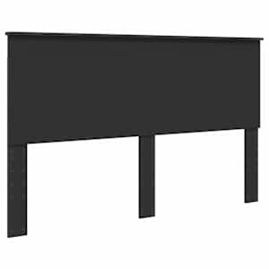 Rám postele s čelo Černá 160 x 200 cm kompozitní dřevo - obrázek 7