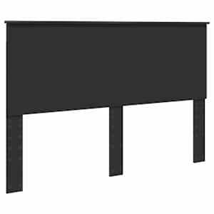 Rám postele Černá a stříbrná 150 x 200 cm kompozitní dřevo - obrázek 7