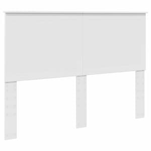 Rám postele s čelo Bílá 140 x 200 cm kompozitní dřevo - obrázek 7