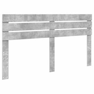 Rám postele s čelo Beton 200 x 200 cm Masivní borové dřevo - obrázek 6