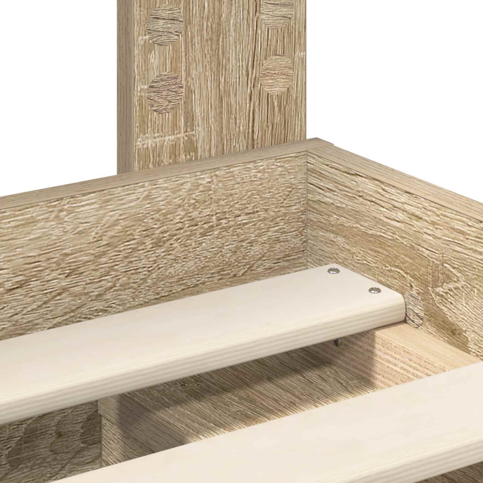 Sengestamme med hodegjerde Sonoma 180 x 200 cm Massiv furu - Bilde 10