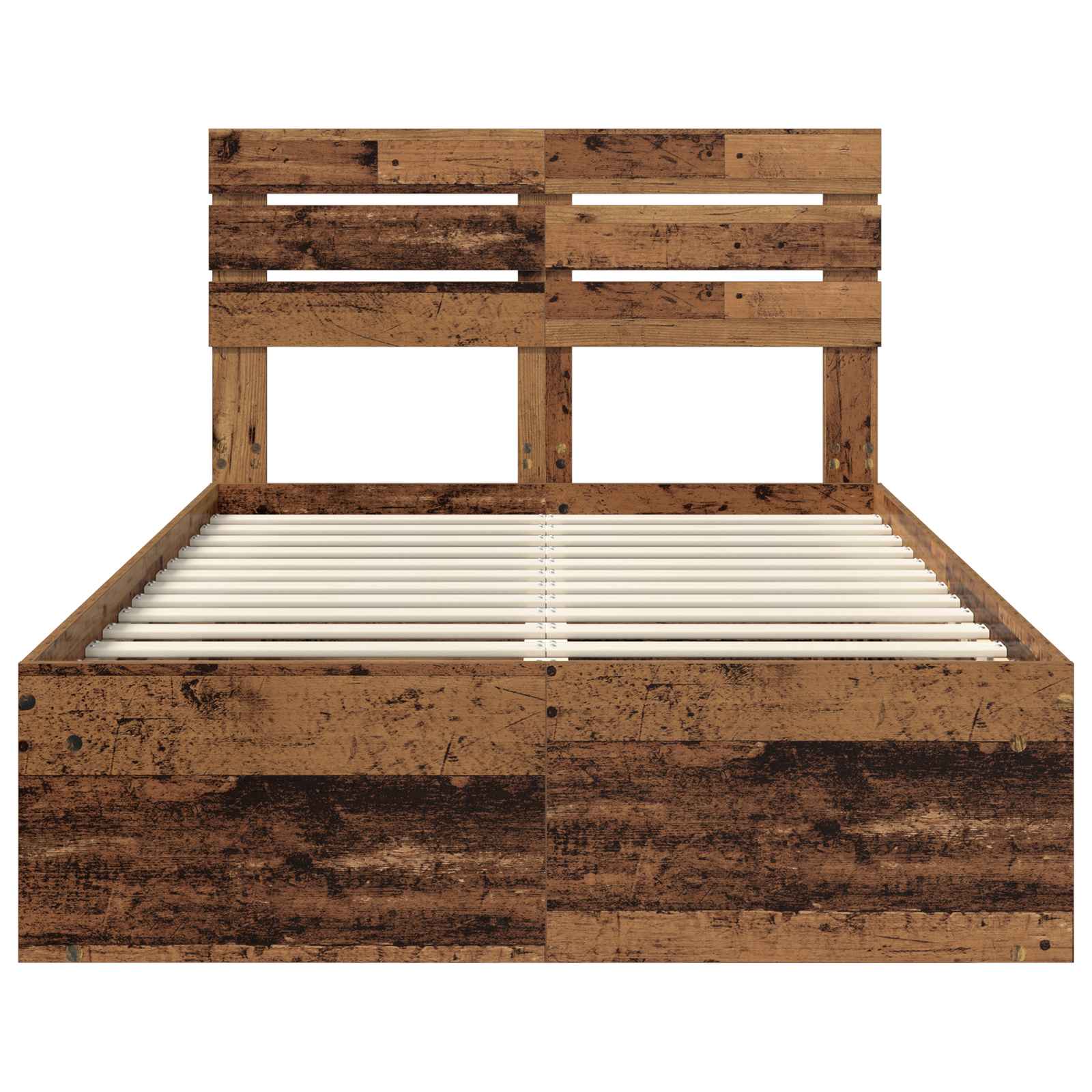 Voodi raam peaga Vana puit 120 x 200 cm Tahke mänd 122 Kõik vajalik sinu aeda ja koju! Voodi raam peaga Vana puit 120 x 200 cm Tahke mänd - Image 7