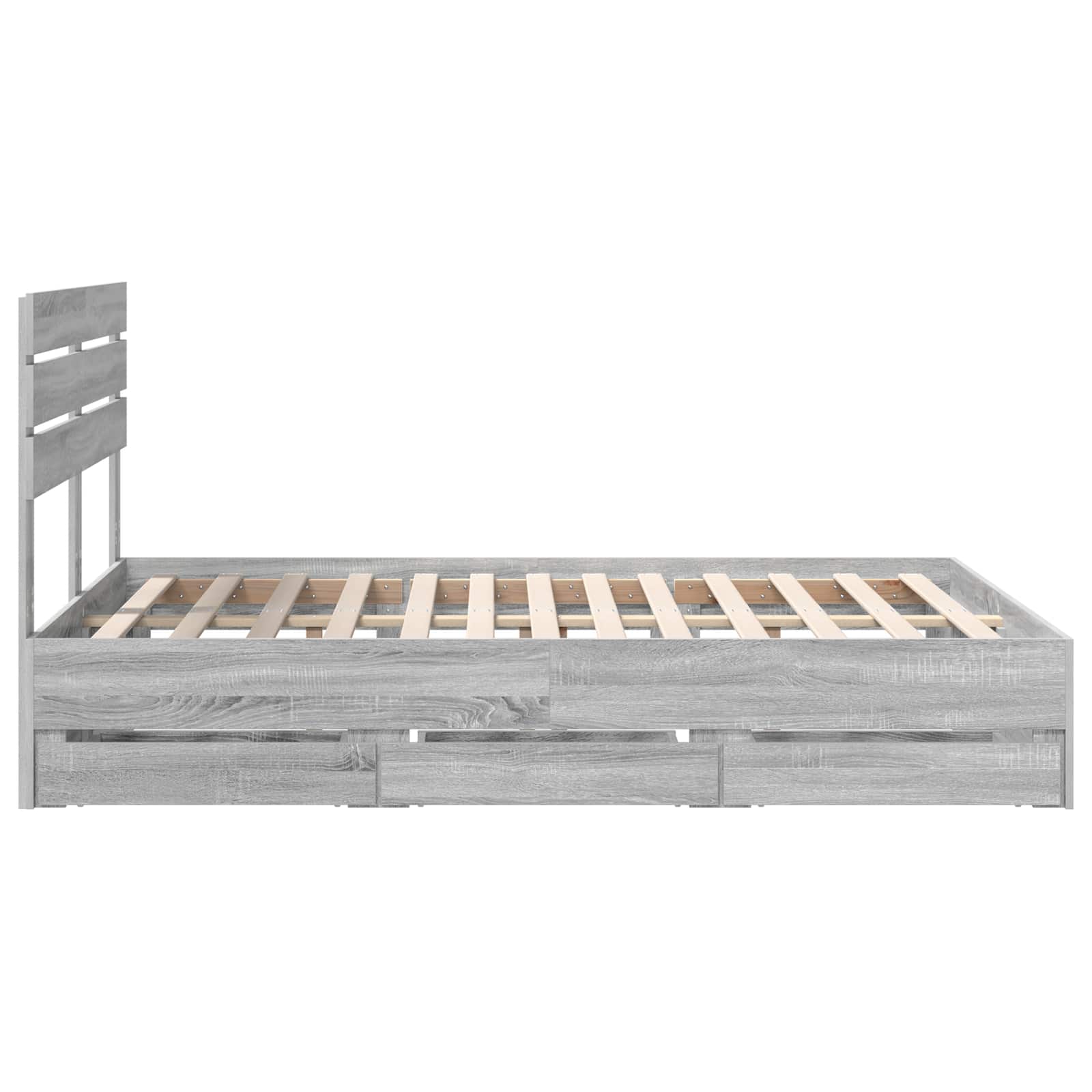 Voodi raam sahtliga peaga Hall Sonoma 150 x 200 cm Inseneripuit 55 Kõik vajalik sinu aeda ja koju! Voodi raam sahtliga peaga Hall Sonoma 150 x 200 cm Inseneripuit - Image 9