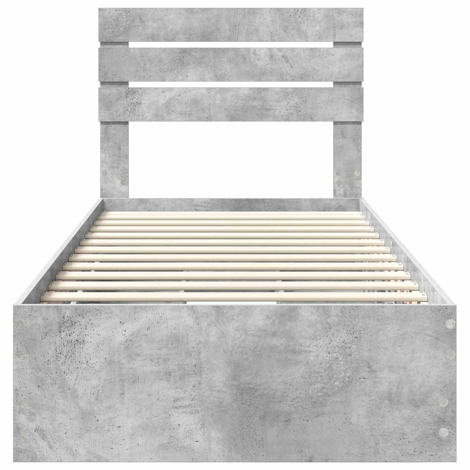 Voodi raam sahtliga peaga Betoonhall 75 x 190 cm Inseneripuit 54 Kõik vajalik sinu aeda ja koju! Voodi raam sahtliga peaga Betoonhall 75 x 190 cm Inseneripuit - Image 8