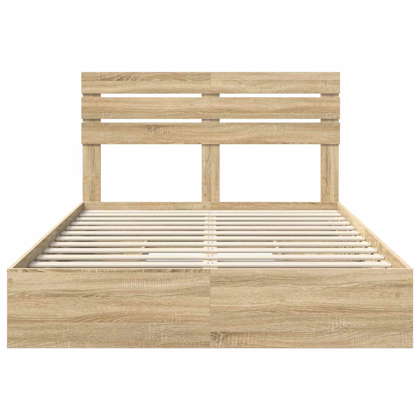 Opslag bed met lade Sonoma Eiken 160 x 200 cm Bewerkt hout | luizaXL | Dé meubelwinkel voor elk interieur Opslag bed met lade Sonoma Eiken 160 x 200 cm Bewerkt hout - Afbeelding 8