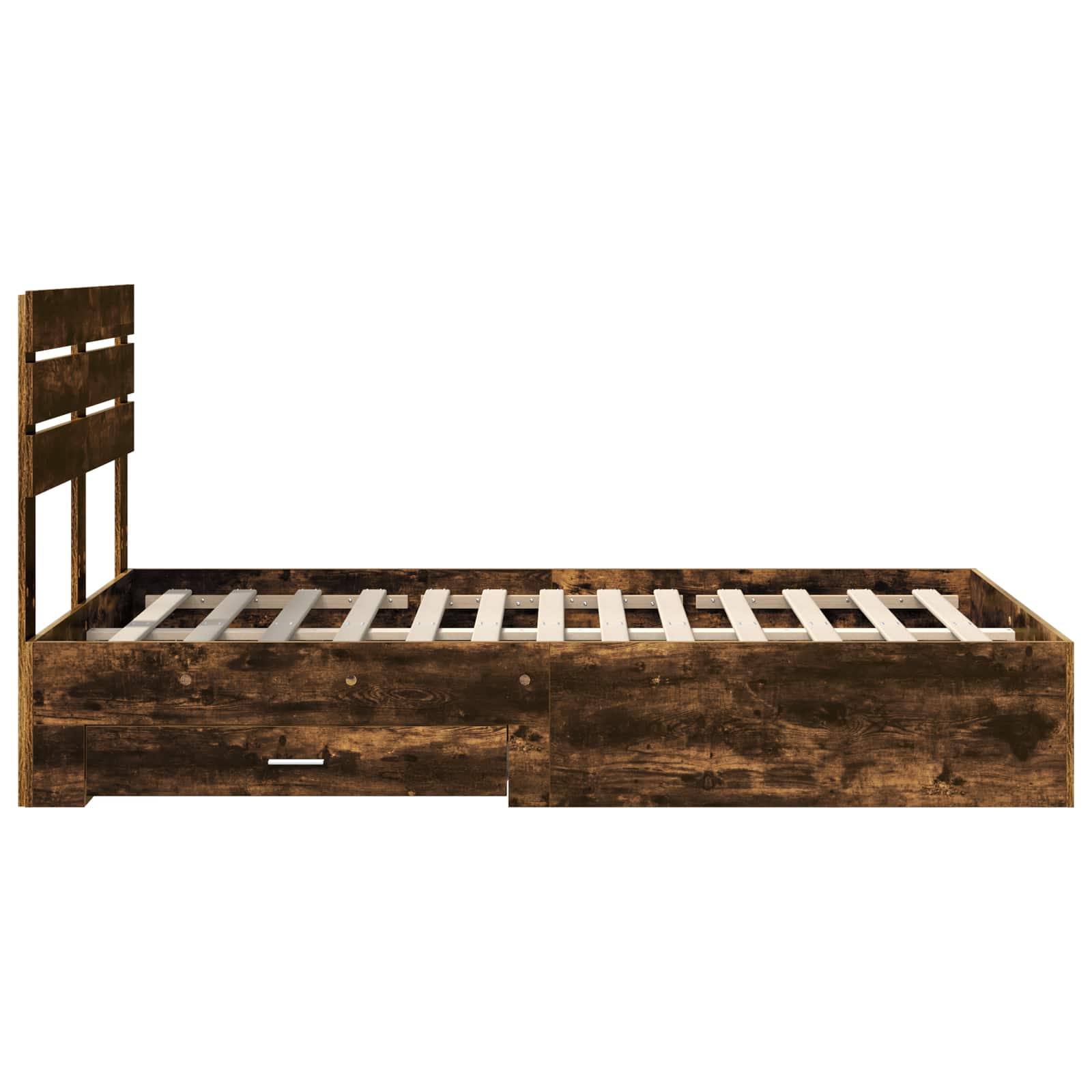 Konstrukcija postelje z vzglavjem Dimljeni oreh 135 x 190 cm - slika 9