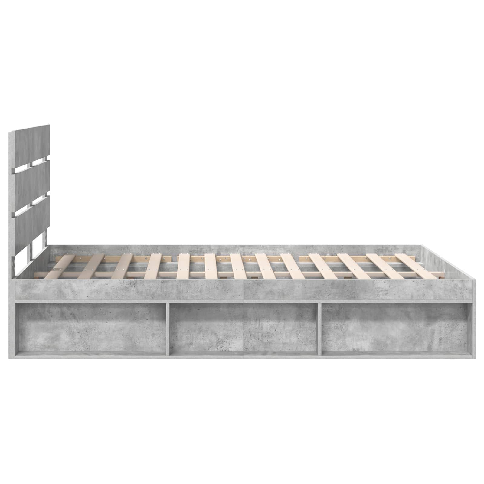 Voodi raam peaga Betoon 160 x 200 cm Tahke mänd 54 Kõik vajalik sinu aeda ja koju! Voodi raam peaga Betoon 160 x 200 cm Tahke mänd - Image 8