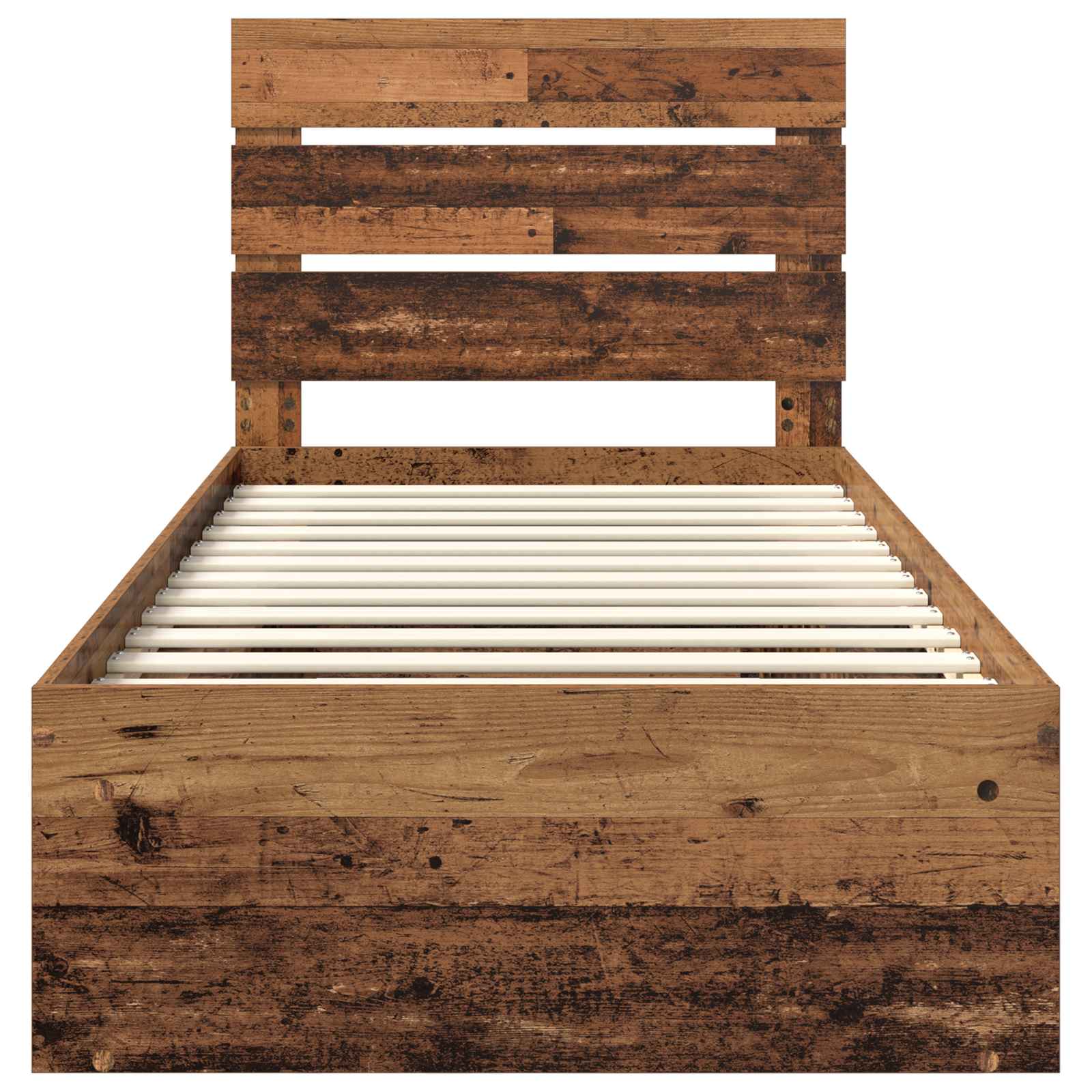 Voodi raam peaga Vana puit 90 x 190 cm Tahke mänd 145 Kõik vajalik sinu aeda ja koju! Voodi raam peaga Vana puit 90 x 190 cm Tahke mänd - Image 7