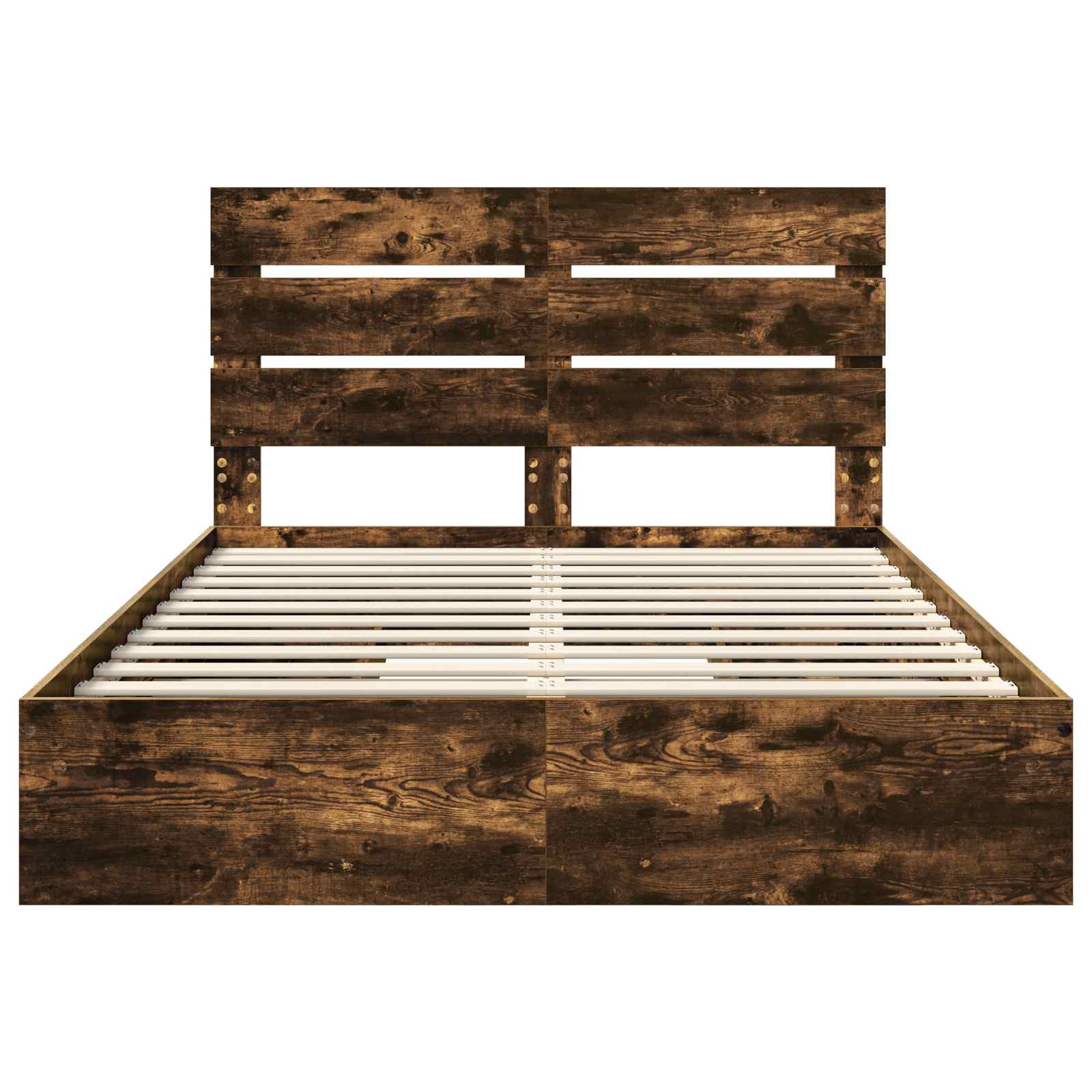 Laos voodi peaga Suitsetatud tamm 140 x 190 cm Tehispuit 8 Kõik vajalik sinu aeda ja koju! Laos voodi peaga Suitsetatud tamm 140 x 190 cm Tehispuit - Image 8