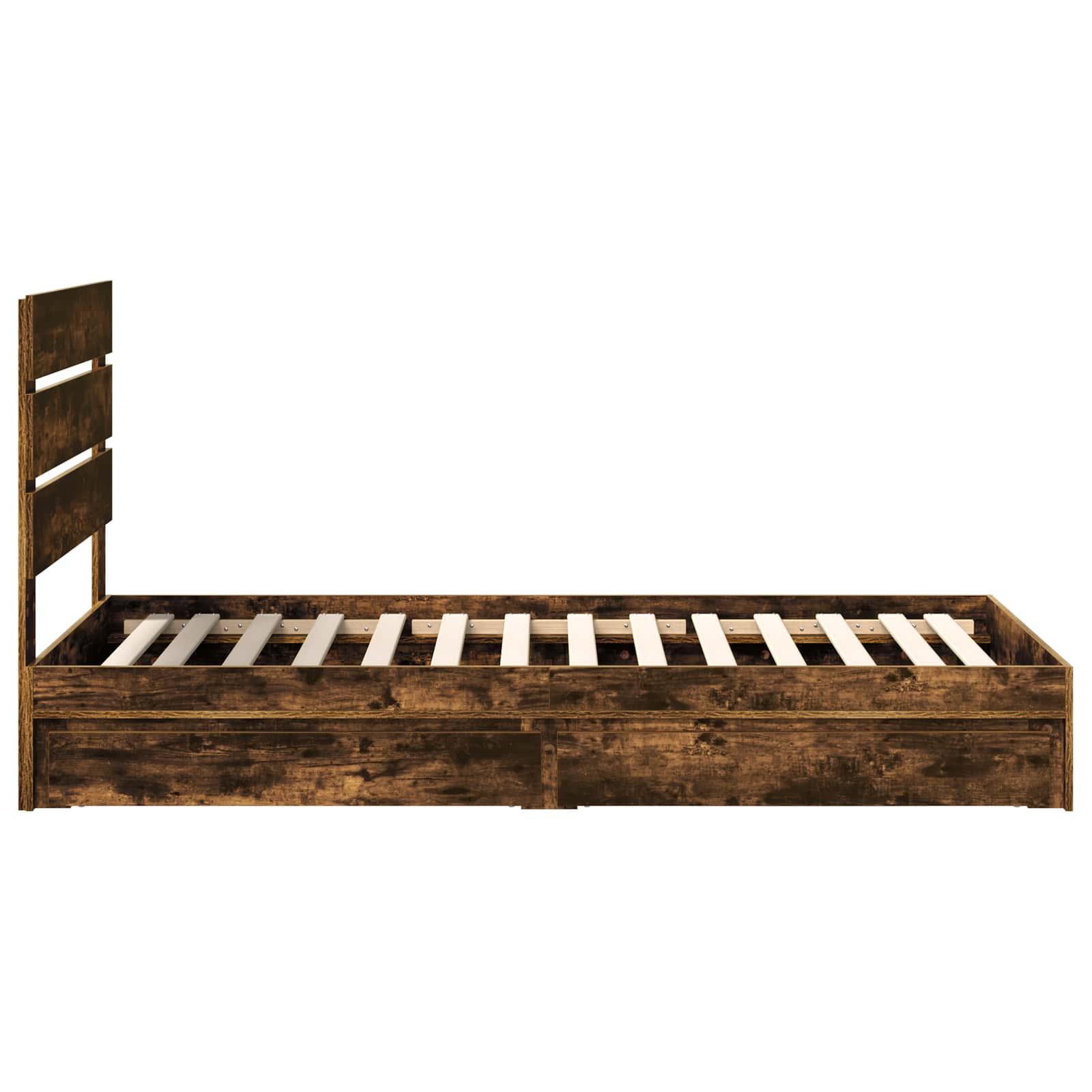 Laos voodi peaga Suitsetatud tamm 100 x 200 cm Tehispuit 9 Kõik vajalik sinu aeda ja koju! Laos voodi peaga Suitsetatud tamm 100 x 200 cm Tehispuit - Image 9