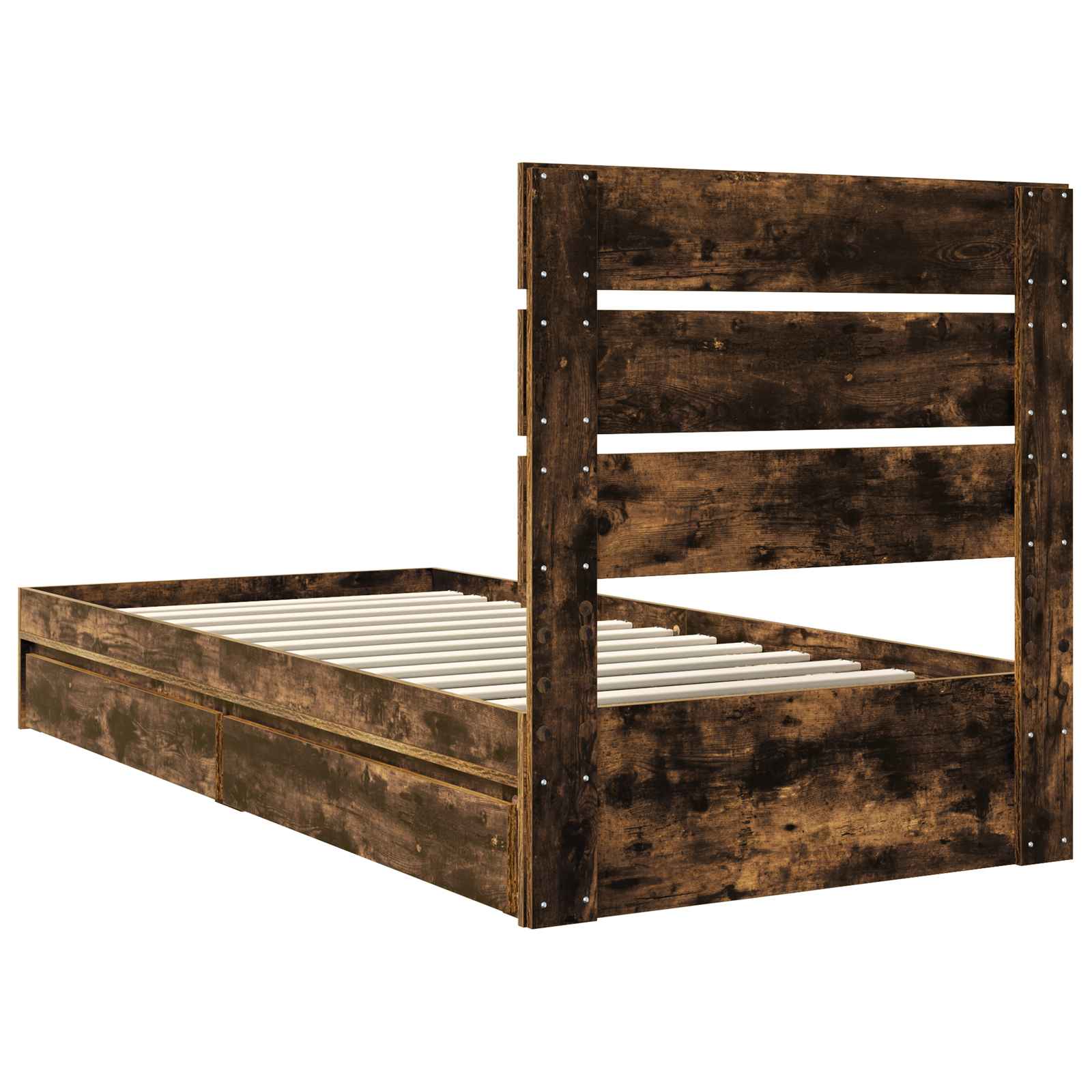 Laos voodi peaga Suitsetatud tamm 90 x 200 cm Tehispuit 10 Kõik vajalik sinu aeda ja koju! Laos voodi peaga Suitsetatud tamm 90 x 200 cm Tehispuit - Image 10