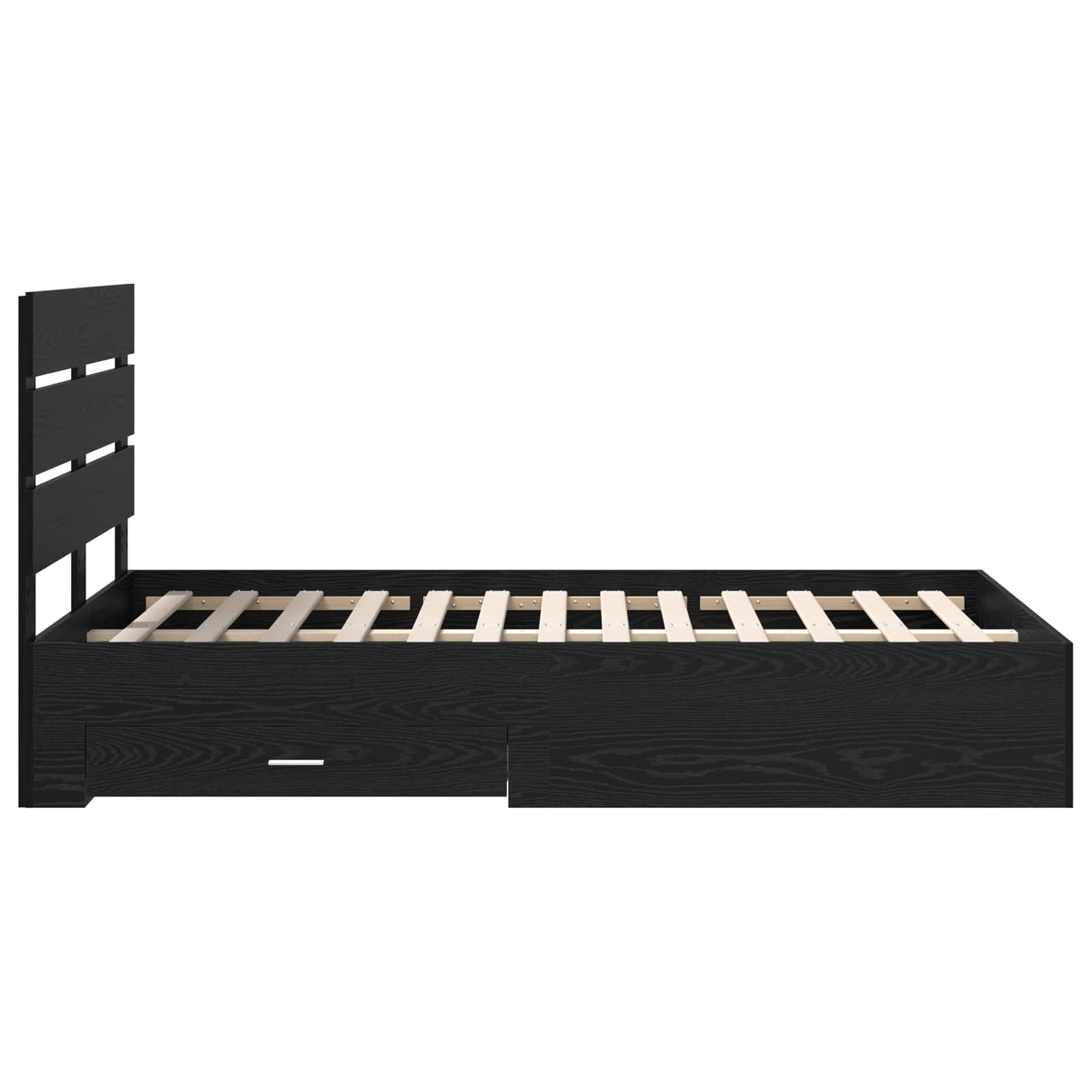 Konstrukcija postelje s predalom Črna Orehovina 120 x 190 cm - slika 9